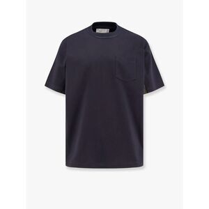 Sacai Men Cotton T-Shirt With Nylon Inserts